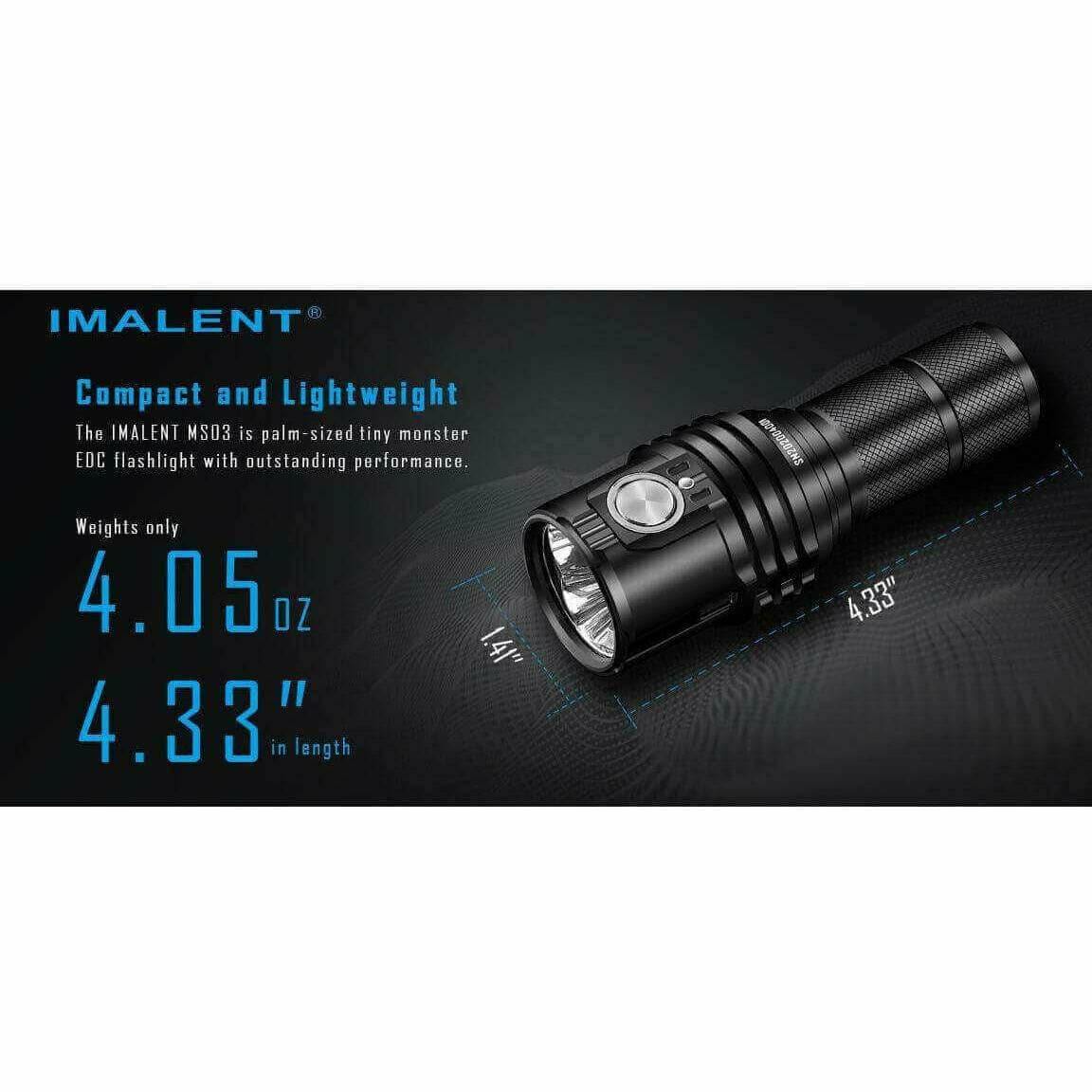 Imalent MS03 13000 Lumen, 324m Throw Flashlight - Image 2