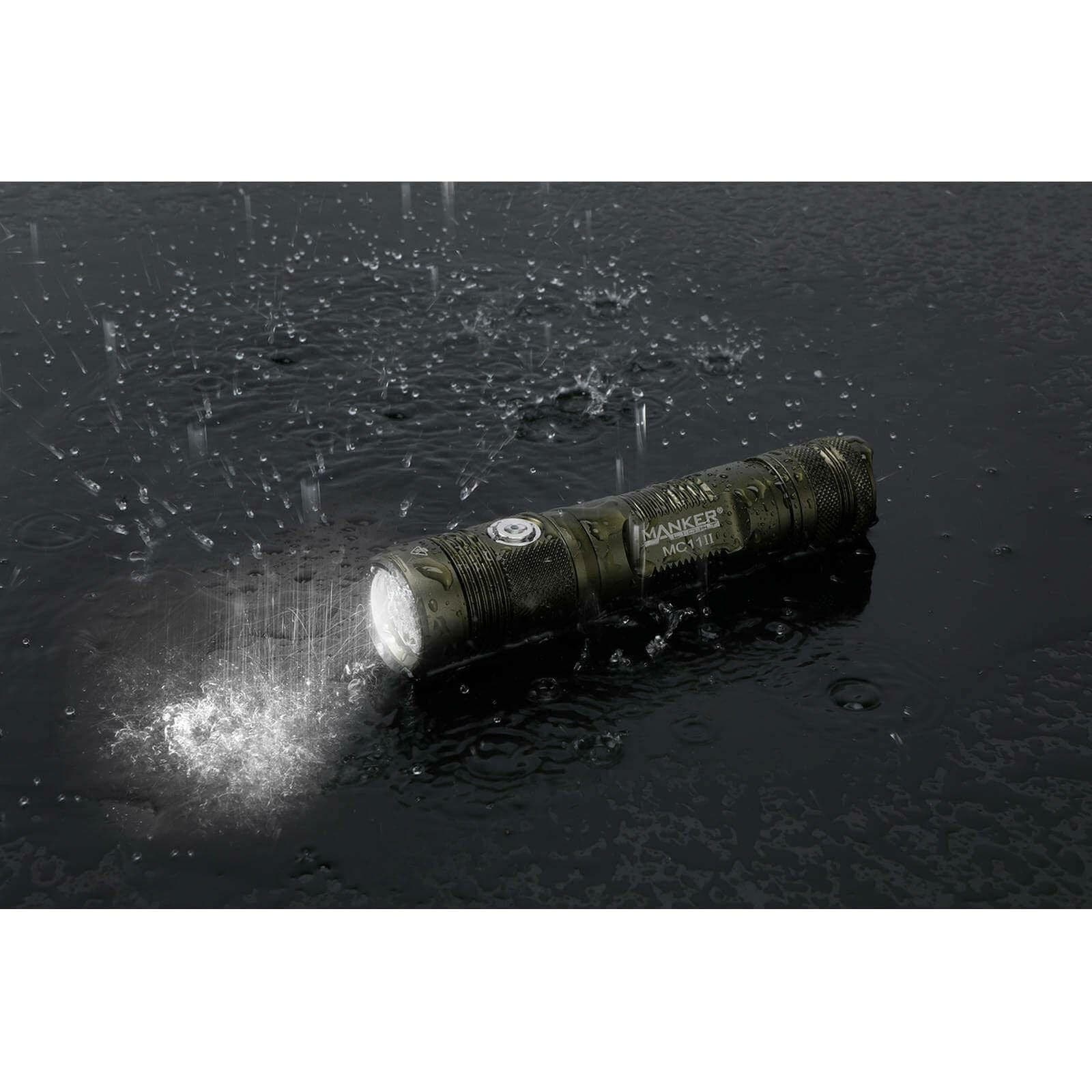 Manker MC11 II Green, 2000 Lumen, 305m THROW, Rechargeable - Image 5
